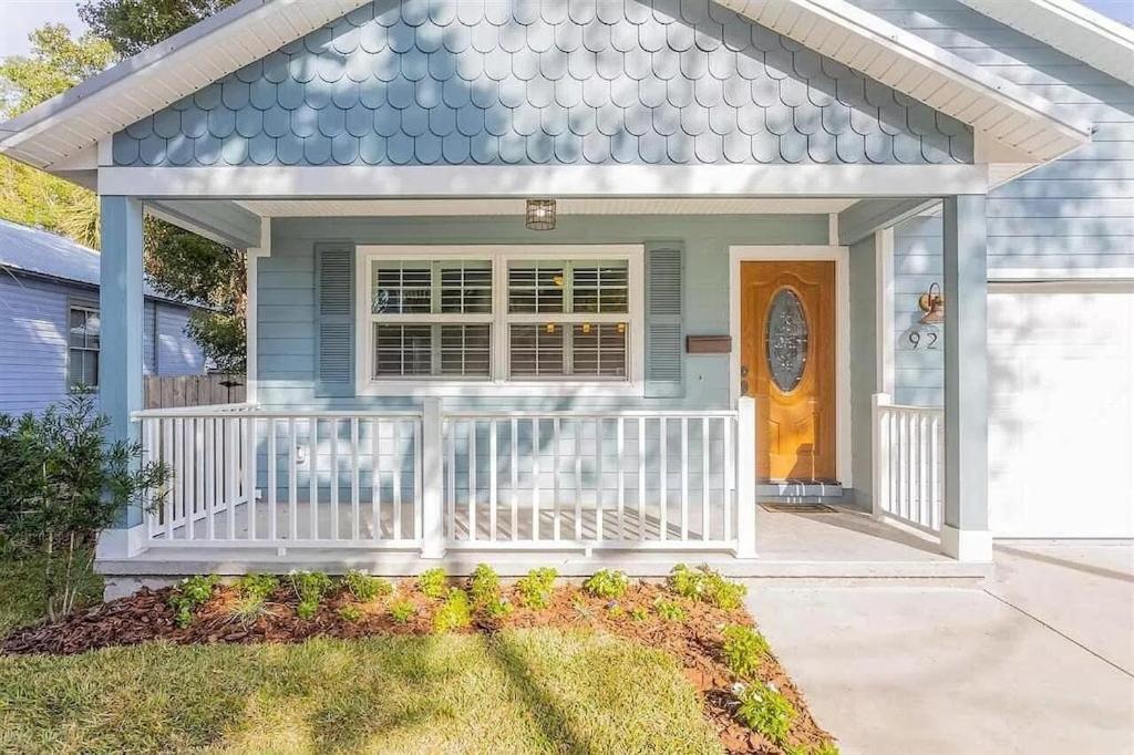 Modern, Upscale, And New Blue Bungalow In The Heart Of Downtown St Augustine St. Augustine Eksteriør bilde